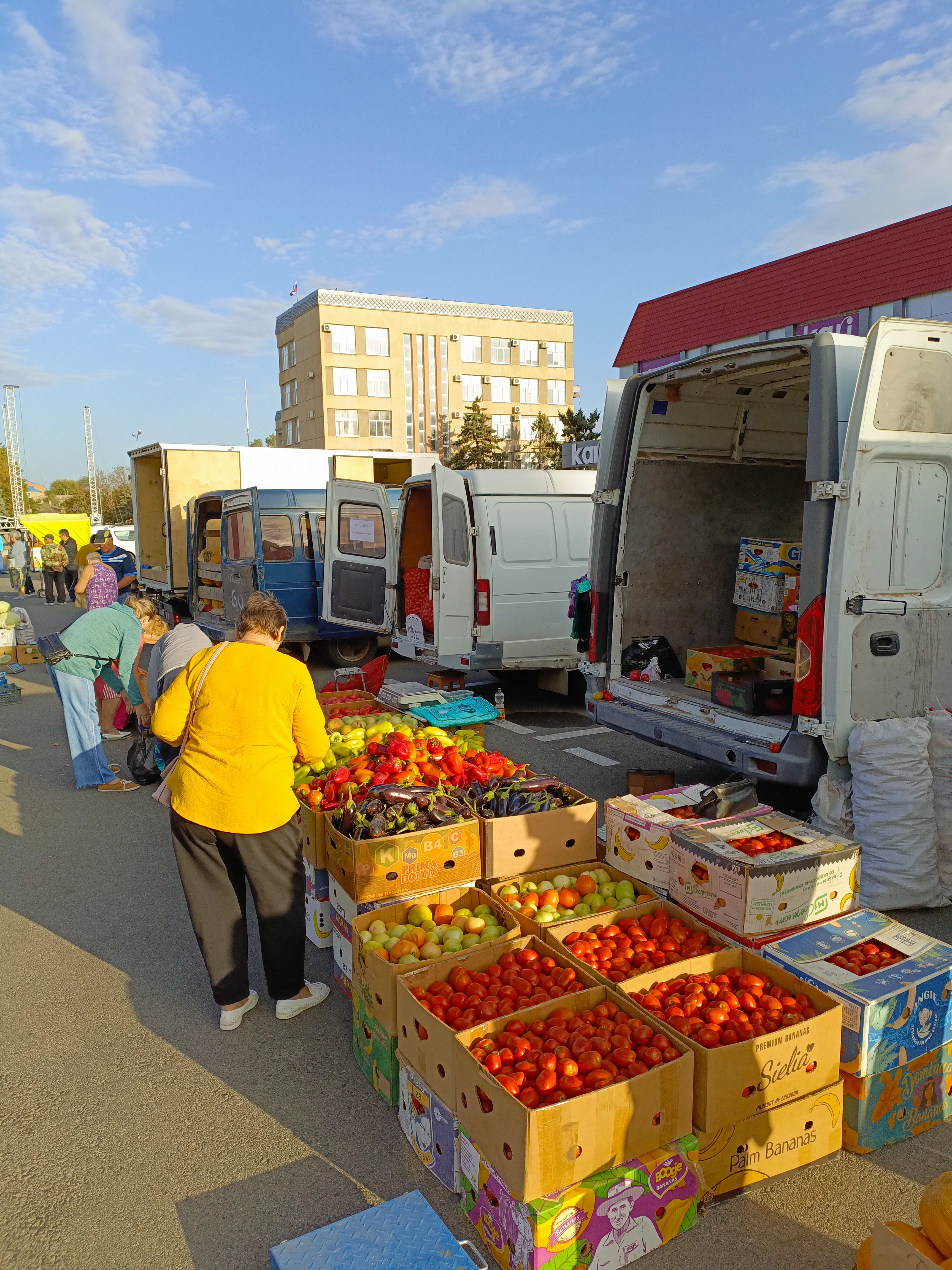 В минувшую субботу 07 сентября 2024 года на центральной площади города Светлограда состоялась первая осенняя выставка–ярмарка.