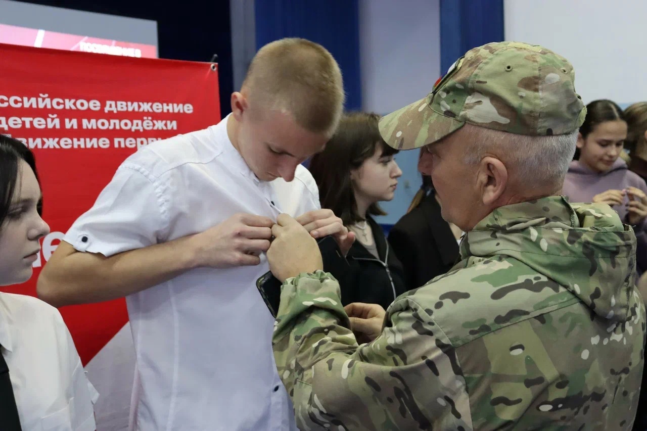 Состоялось торжественное посвящение детей в &quot;Хранители истории&quot;.