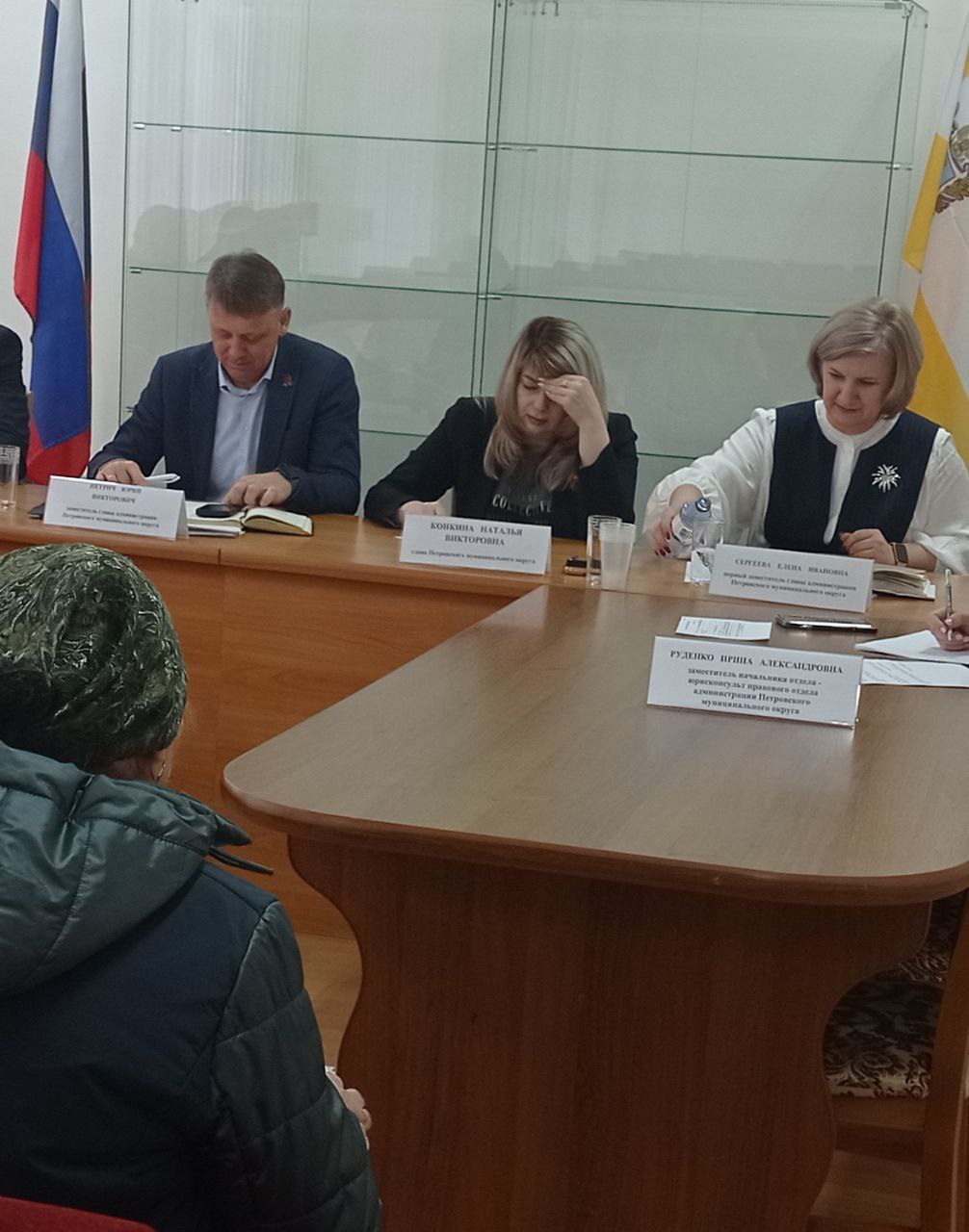Глава Петровского муниицпального округа Н.В.Конкина провела прием граждан.