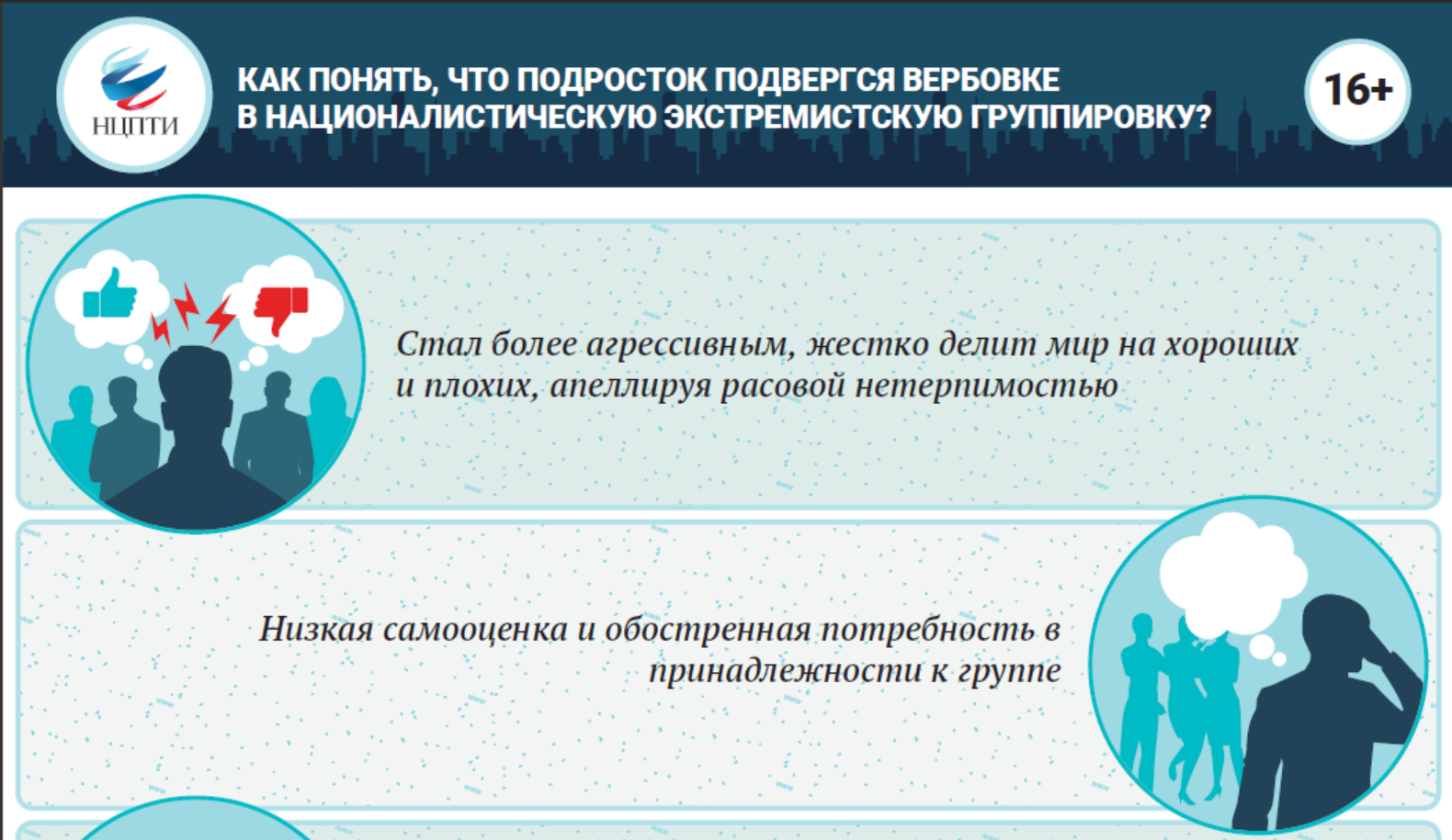 Как понять, что подросток подвергся вербовке в националистическую экстремистскую группировку.